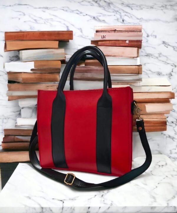 leather right shoulder bag