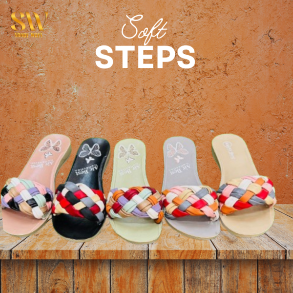 braid design fancy slipper