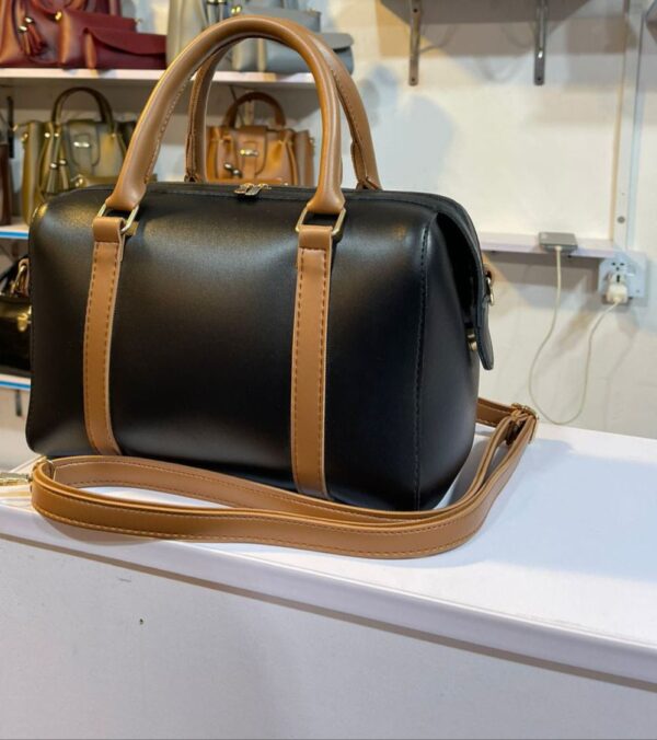duffle style big handbag black