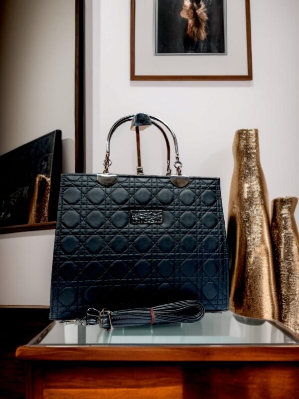 Bubble Boxy Bag-Black