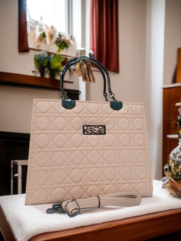 Bubble Boxy Bag - BEIGE