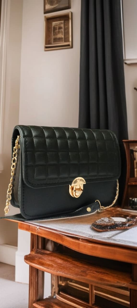 Bubble Box Bag-BLACK